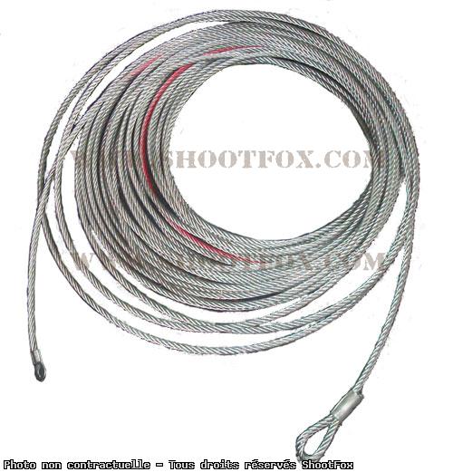 Câble acier pour treuil 7.6t