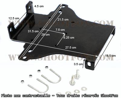 Platine de Montage Treuil Quad (Honda)